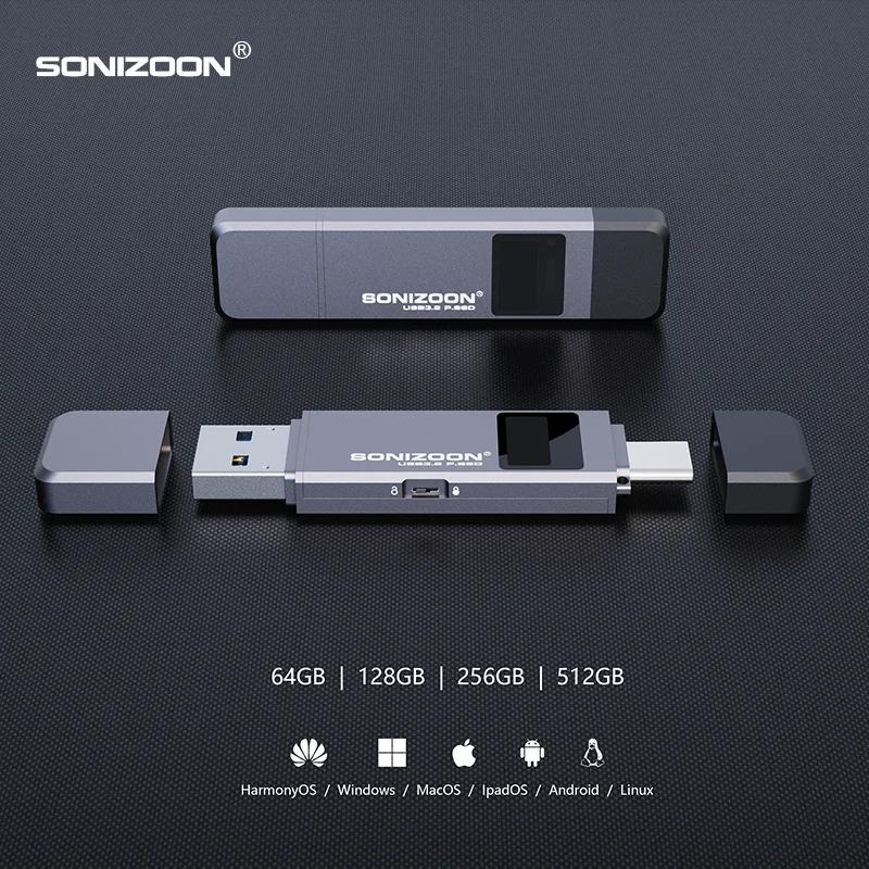 Cryptage d'empreintes digitales SSD Portable 128/256/512GBWrite fonction de Protection clé USB à sem