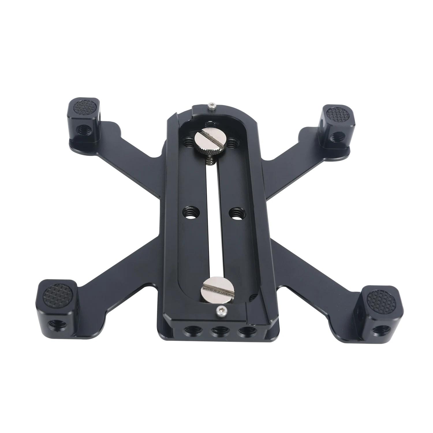 Niceyrig-Support de plaque de base quadrupède de type Arca pour appareil photo reflex numérique, pla