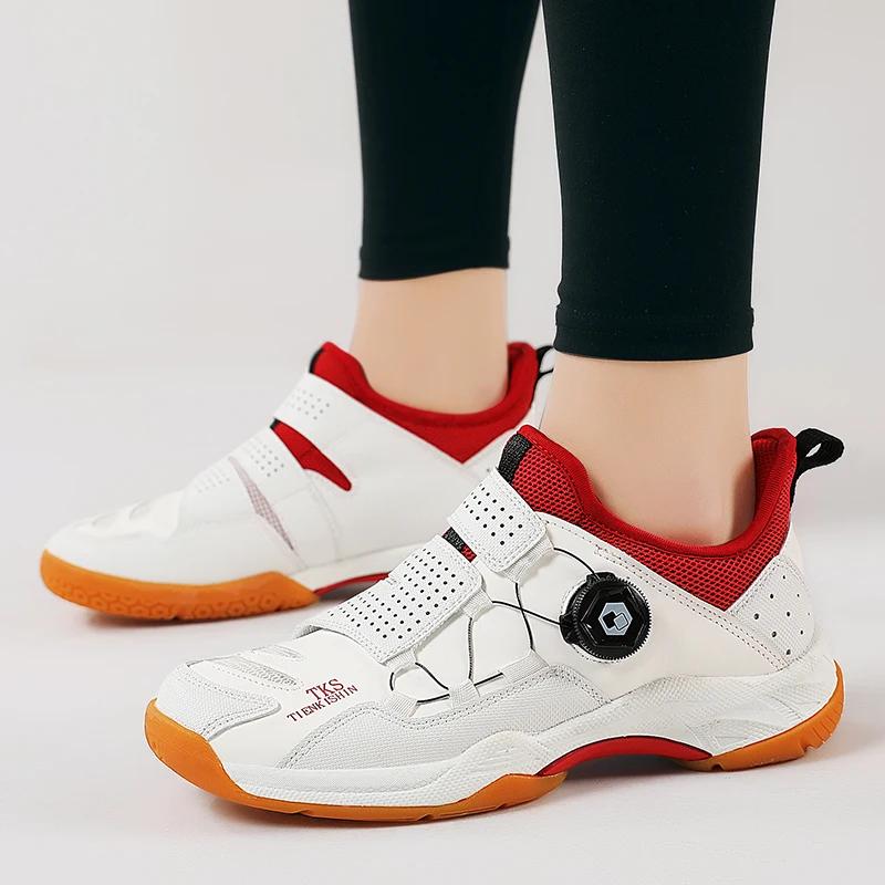 Chaussures de badminton pour hommes et femmes, sports de loisirs en plein air, chaussures d'entraîne