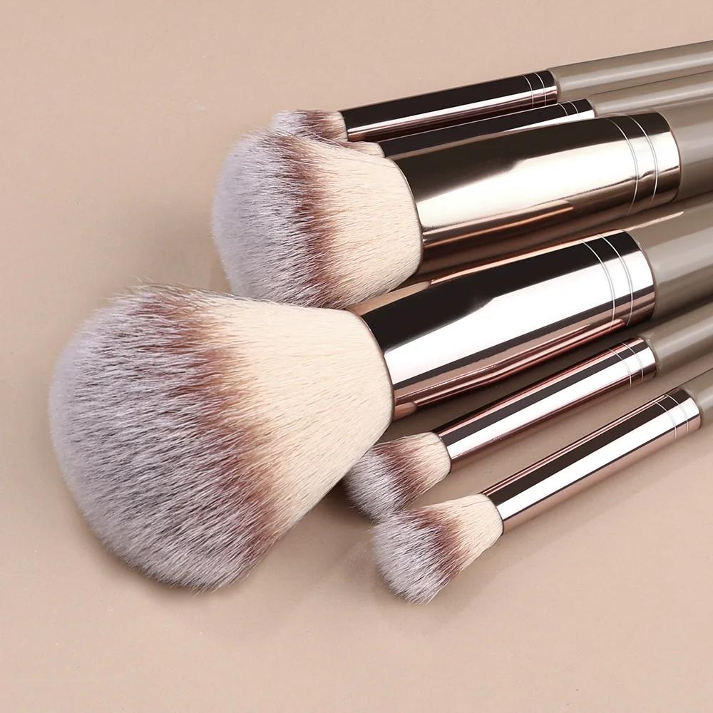 Ensemble de pinceaux de maquillage, 3 à 20 pièces, pour fond de teint, surligneur, fard à paupières,