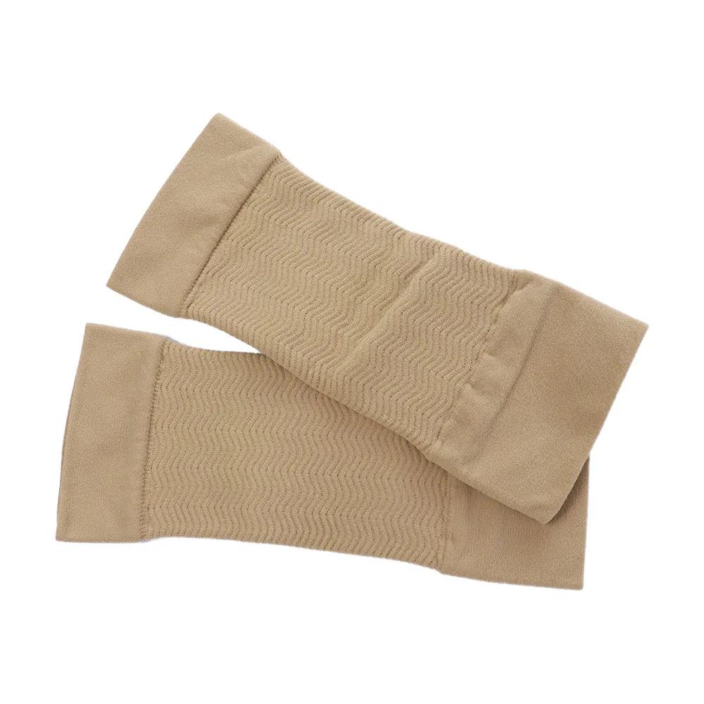 Manchons de massage élastiques de couleurs unies, enveloppes de bras amincissantes, manchons de bras