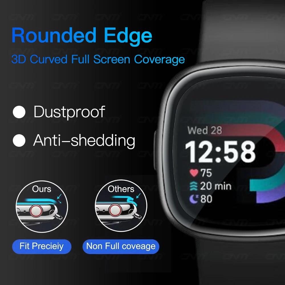 Film protecteur d'écran pour Fitbit Versa 4/fouet 2, film de protection souple flexible pour Versa 3