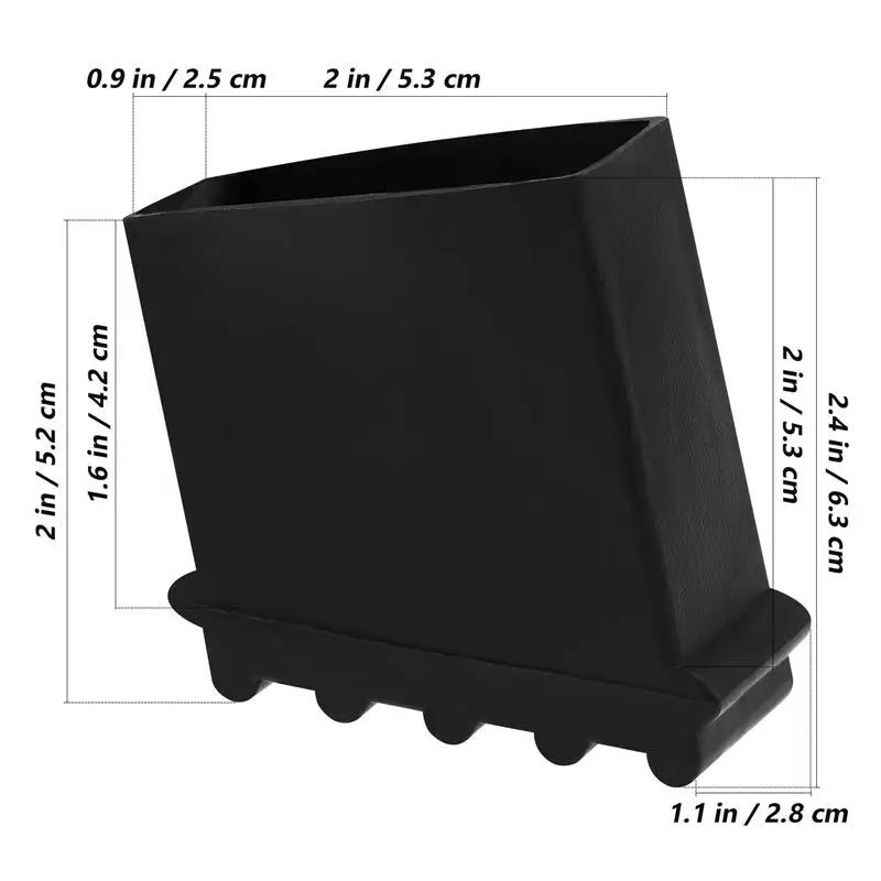 Protège-pieds d'échelle de chaise en caoutchouc pliable, couvre-pieds, coussinets d'extension, prote