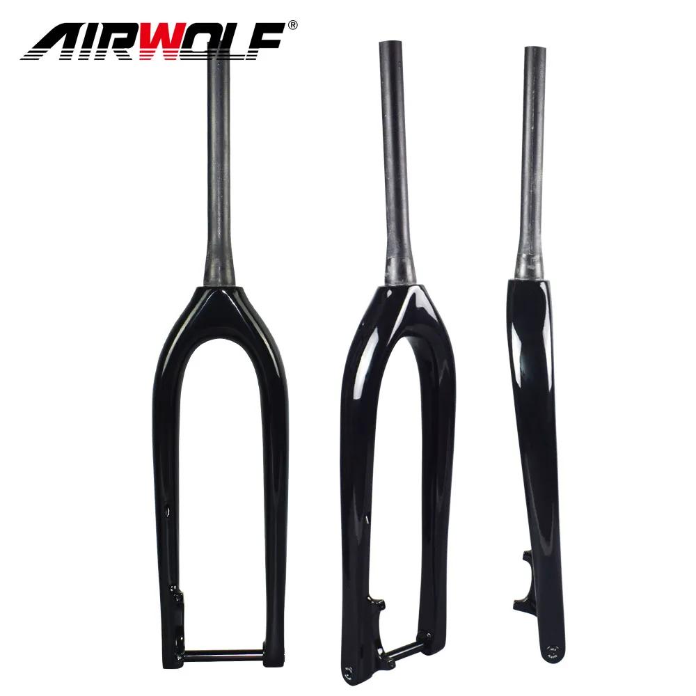 Fourche avant de vtt en fibre de carbone, 29 vitesses, 110x15mm, taille maximale des roues, câble in