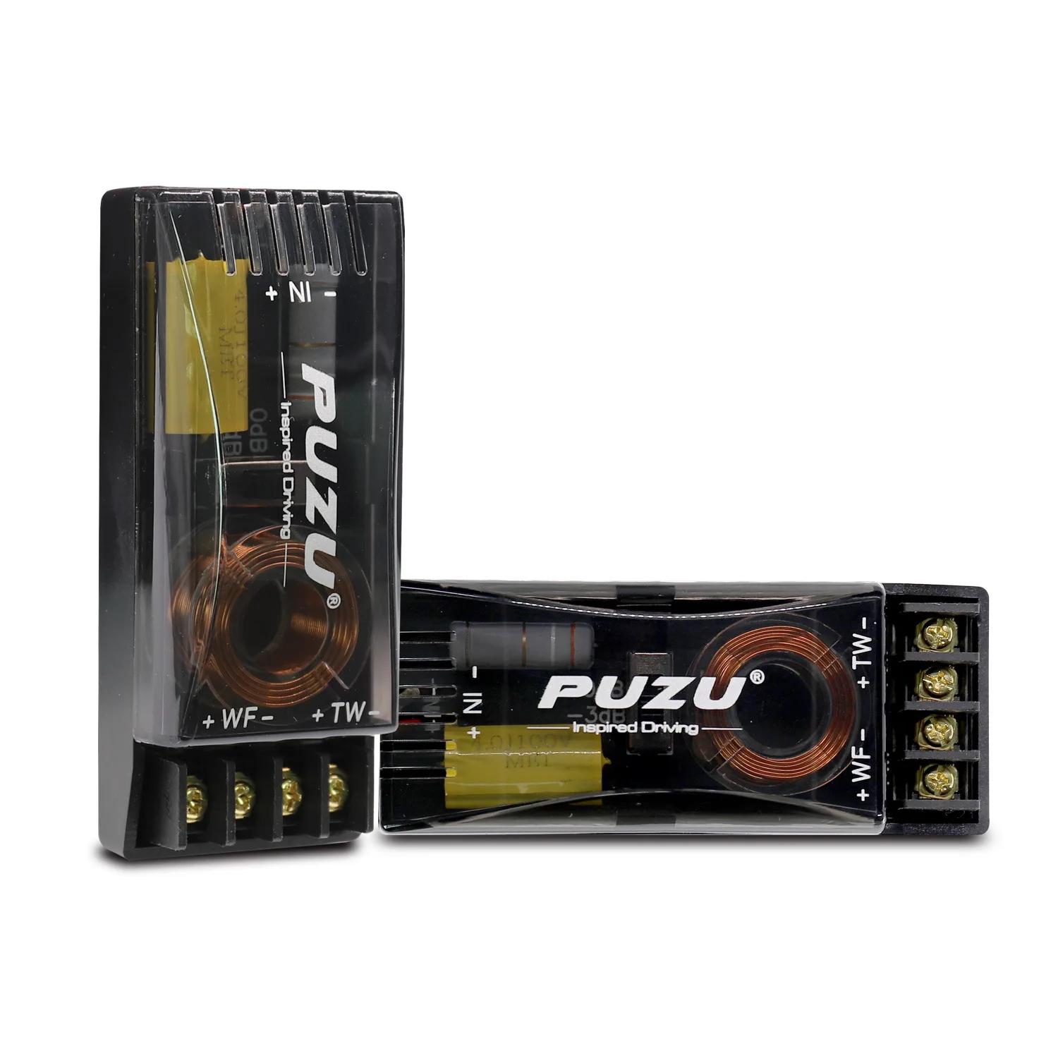 PUZU PZ-6509S 6.5 pouces fibre de verre cône sonore audio de voiture deux ensemble mort haut-parleur