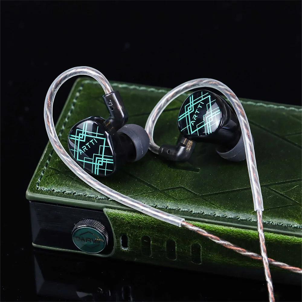 ARTTI R2 écouteurs intra-auriculaires HiFi 10mm diaphragme en béryllium bobine dynamique filaire IEM