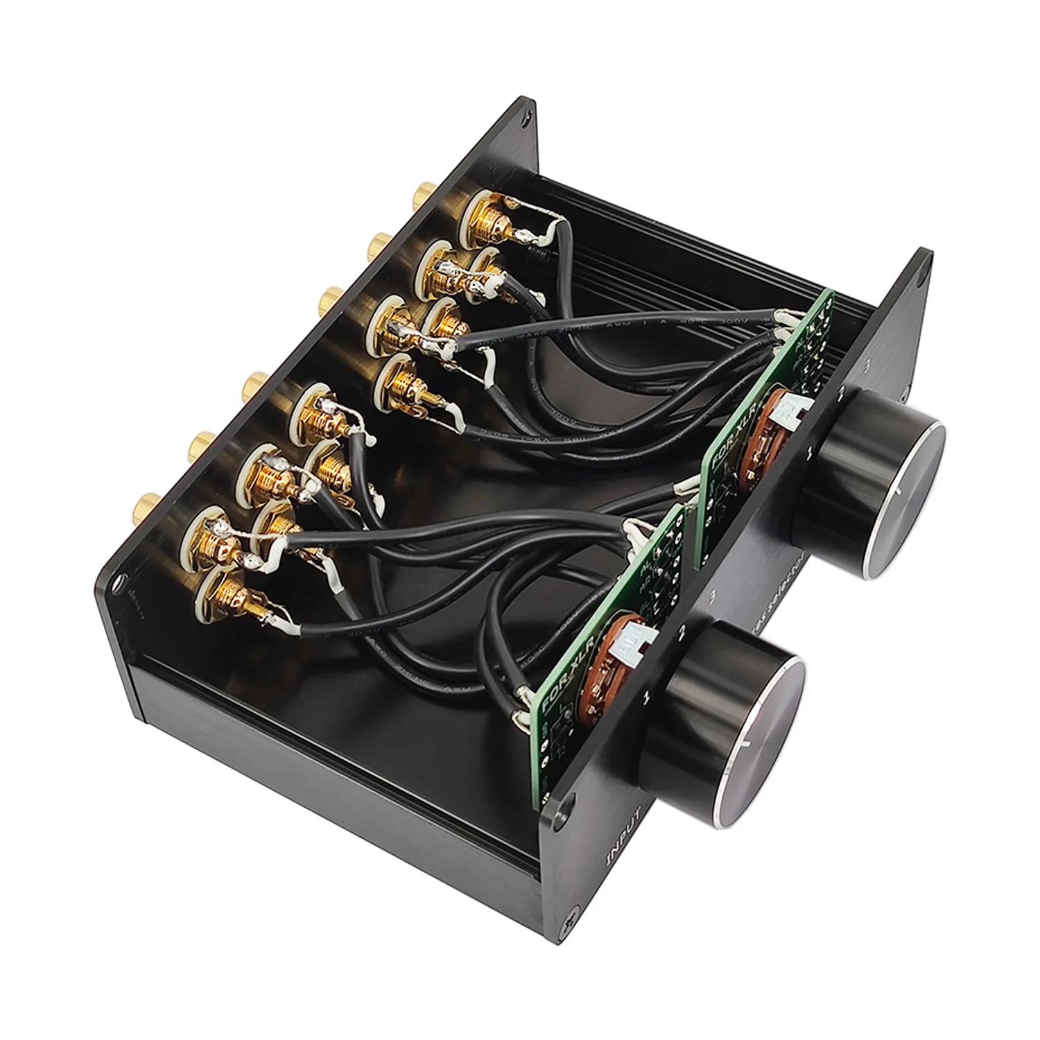 Mathiateur de câble de signal RCA d'entrée audio, commutateur de sélecteur, connecteur de source Sch
