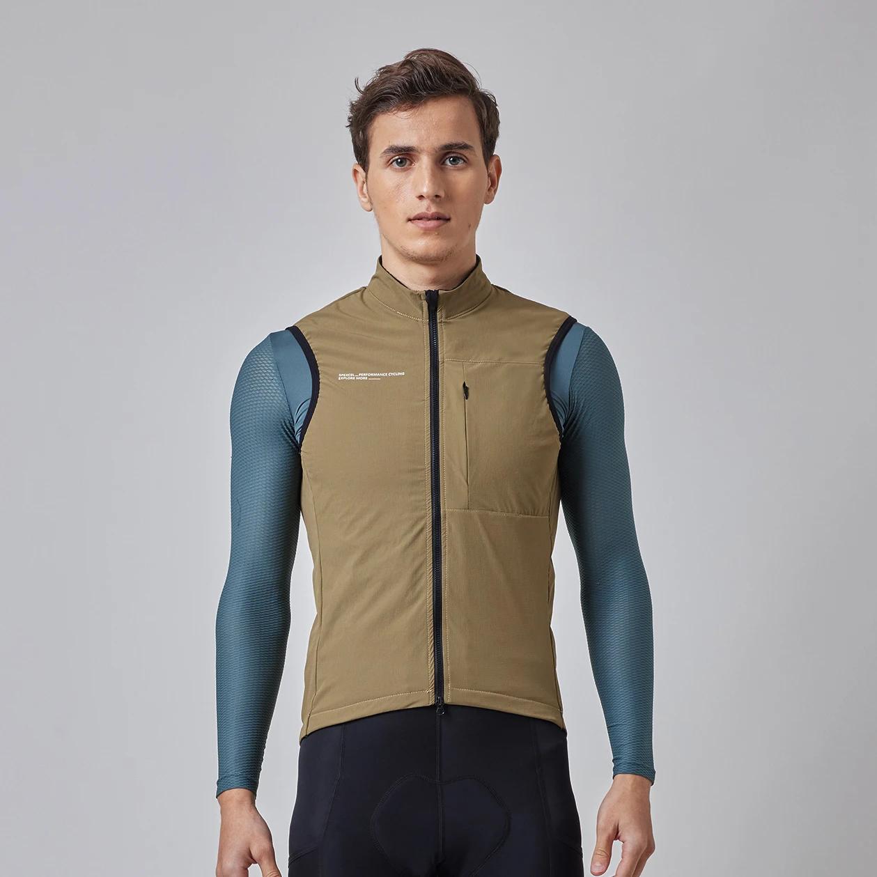 SPEXCEL 22 Explore hiver coupe-vent et thermique intérieur gilet de cyclisme 2 couches vêtements de