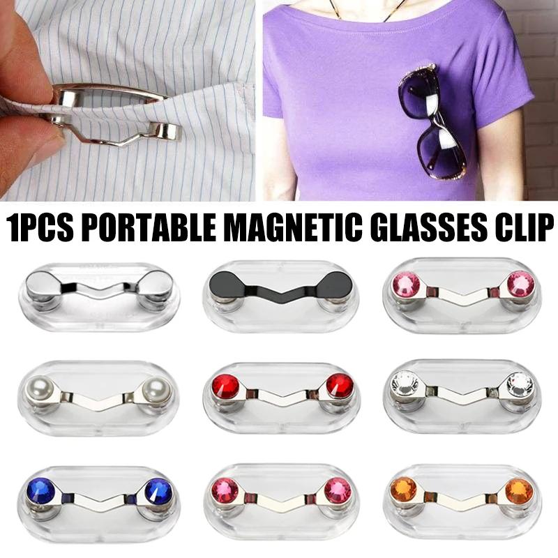 Porte-lunettes magnétique garder les lunettes supports de lunettes magnétiques sûrs Badge d'identifi