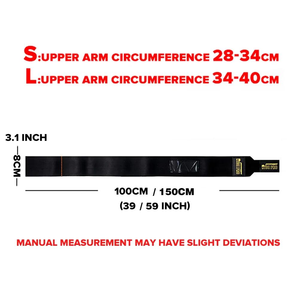 Coudières Premium de 150cm, 1 pièce, sangle enveloppante, attelle de Bandage, Support de gymnastique