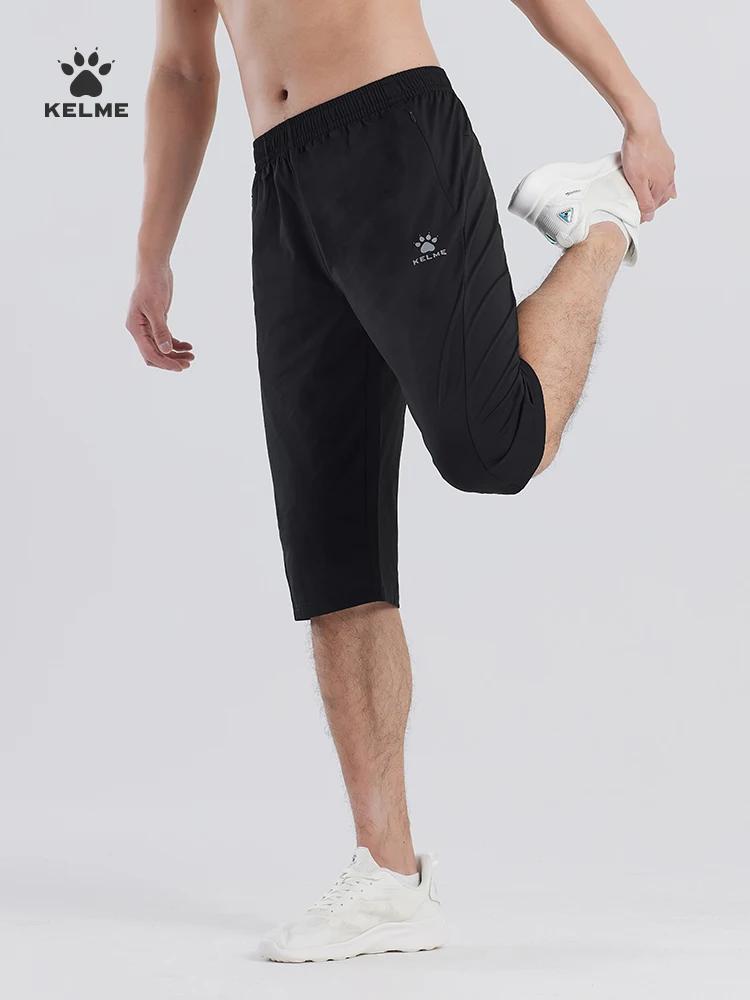 Capris de sport Kelme respirants homme - Short fitness football et course été