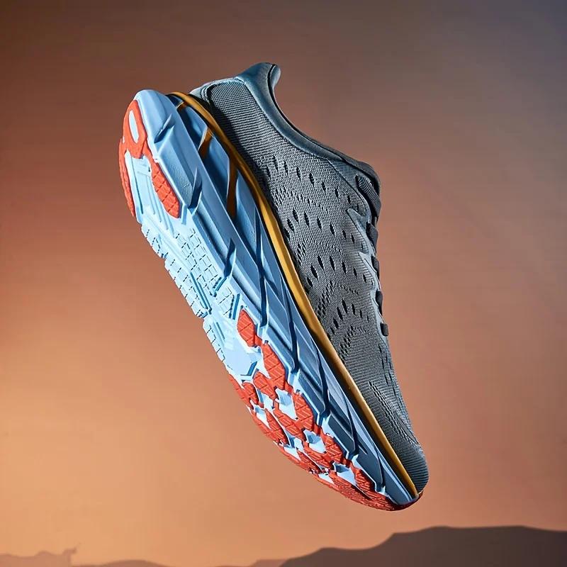 Chaussures de course à coussin pour hommes - Baskets jogging sport plein air mode classique grande taille 39-46