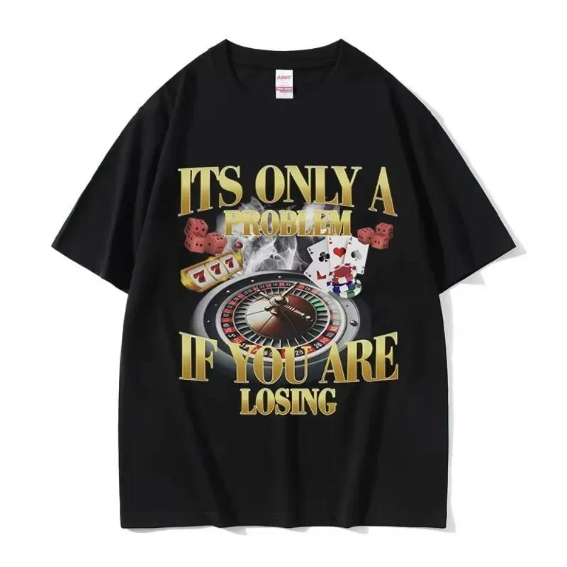 Les gagnants ne arrêtent jamais drôle jeu Meme T-shirt hommes Vintage haute qualité mode femmes T-sh