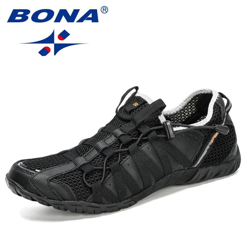 Chaussures de course BONA pour hommes - Nouveau style populaire confortable pour running et marche