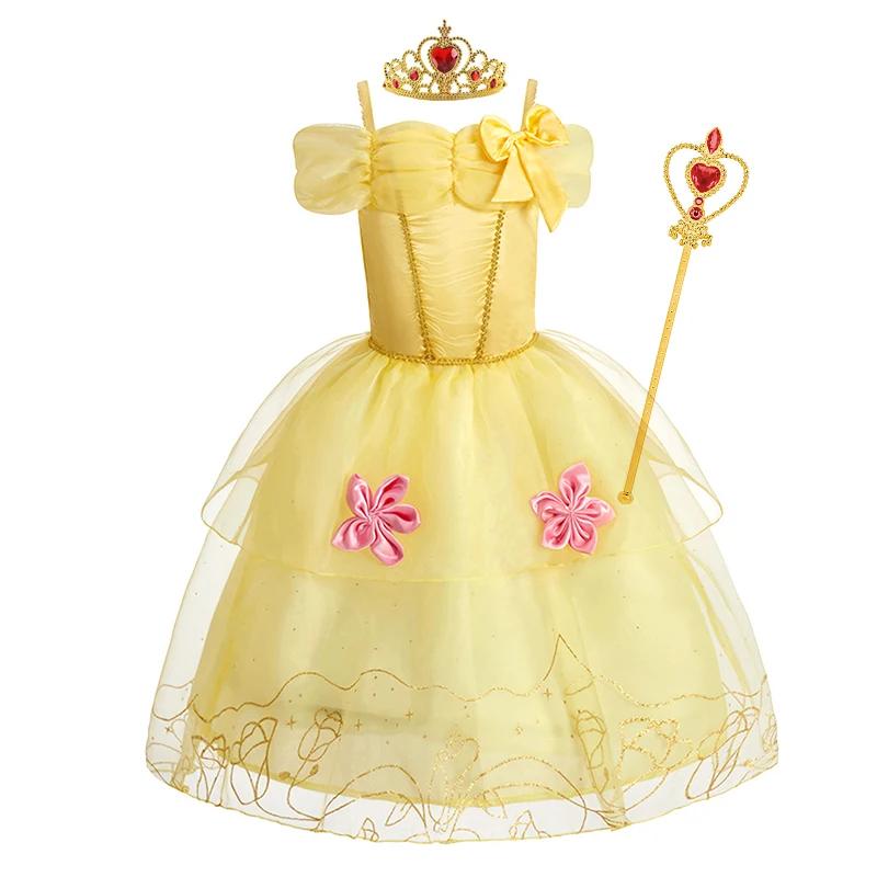 Cendrillon Belle Costume pour filles déguisement d'halloween Cosplay raiponce robe de princesse bébé