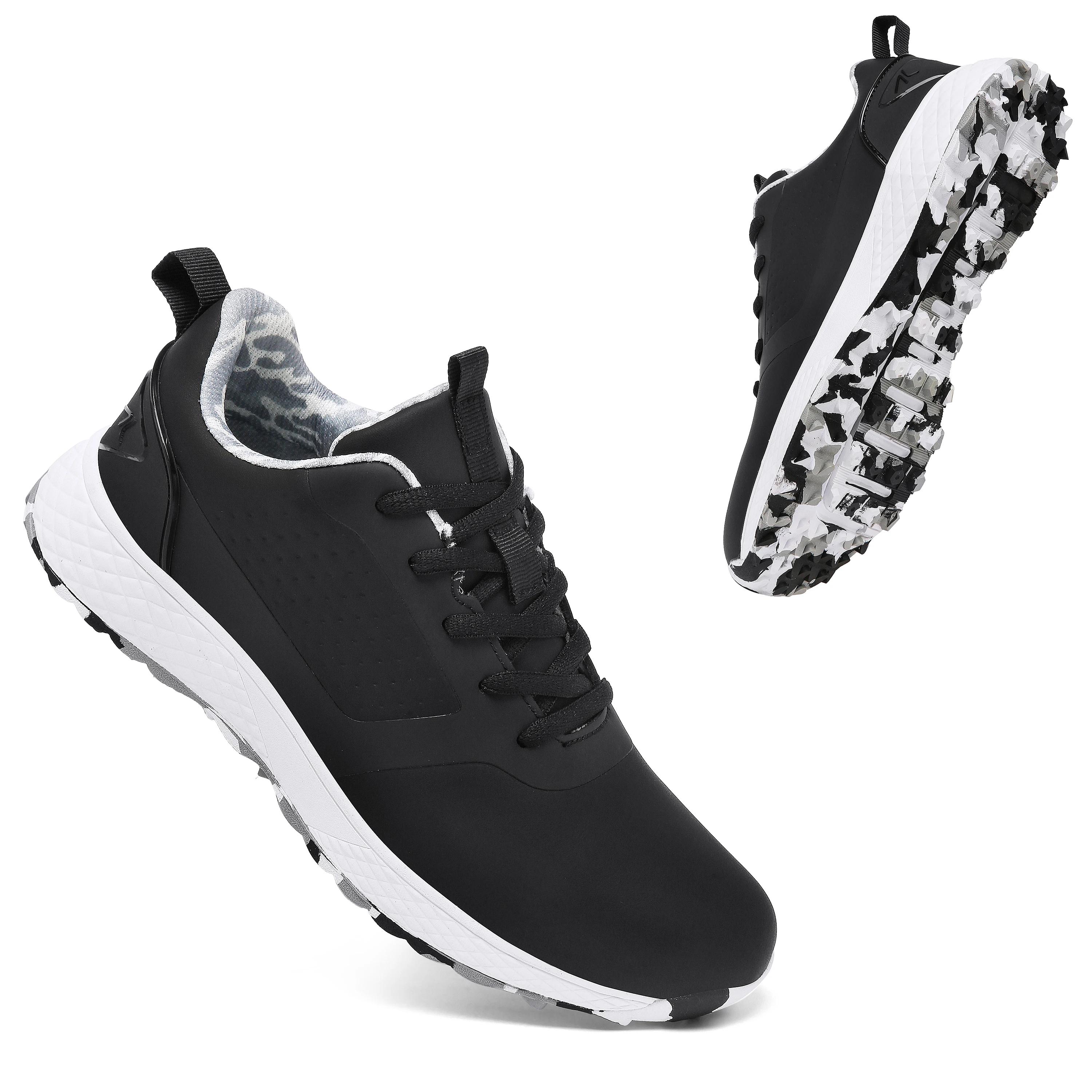VeXingMing-Chaussures de golf sans crampons non alds pour femmes et hommes, baskets de sport profess