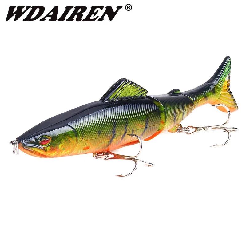 1 Pc appât commun nageur Wobbler leurre de pêche 13 cm 18g appât dur artificiel vairon manivelle pou