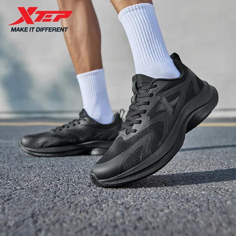 XTEP chaussures de course hommes 2025 été maille respirant confortable résistant à l'usure chaussure