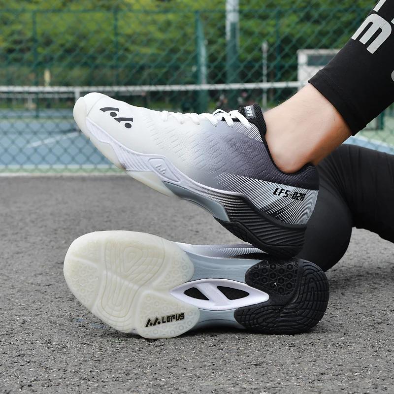 Chaussures badminton hommes professionnelles - Baskets extérieur compétition handball volley haute qualité