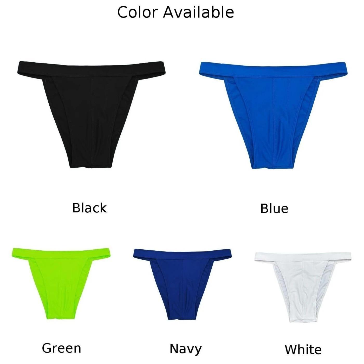 Slip de bain homme confortable - Maillot séchage rapide sans couture couleur unie été