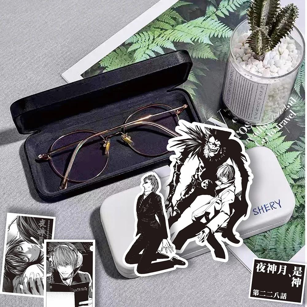 10/30/65 PIÈCES Anime Note De Mort Autocollants Noir Blanc Autocollants Décoration BRICOLAGE Scrapbo