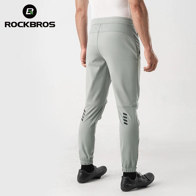 ROCKBROS pantalons de cyclisme automne hiver décontracté coupe-vent doublé polaire pantalons longs é