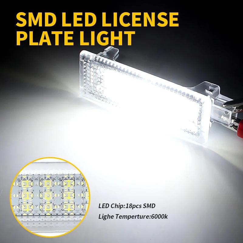 2x LED De Courtoisie De Porte Intérieur Plancher Lumière De Coffre a Bagages Lampe De Boîte À Gants