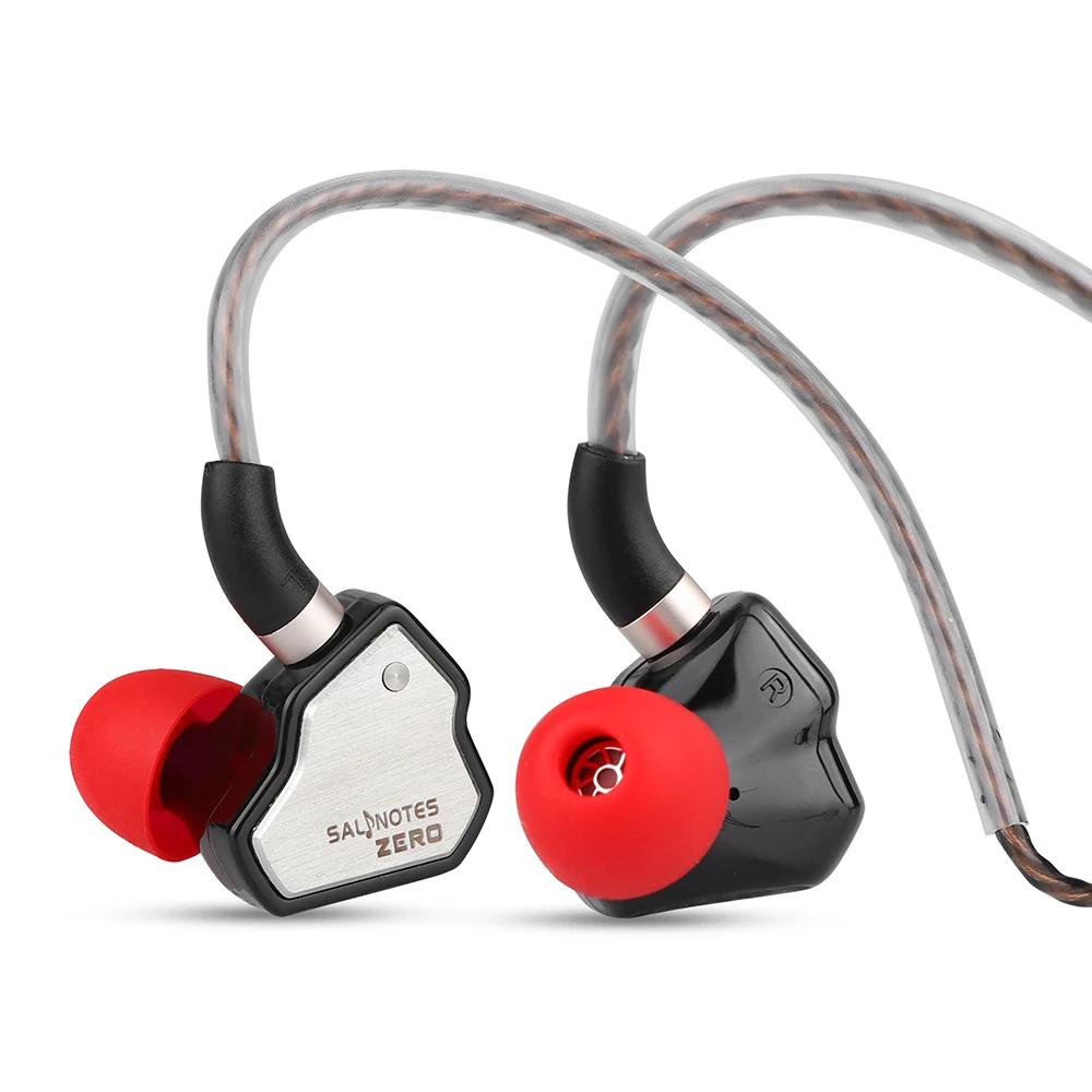 7Hz Salnotes zéro HiFi 10mm pilote dynamique dans l'oreille écouteur IEM métal Composite diaphragme