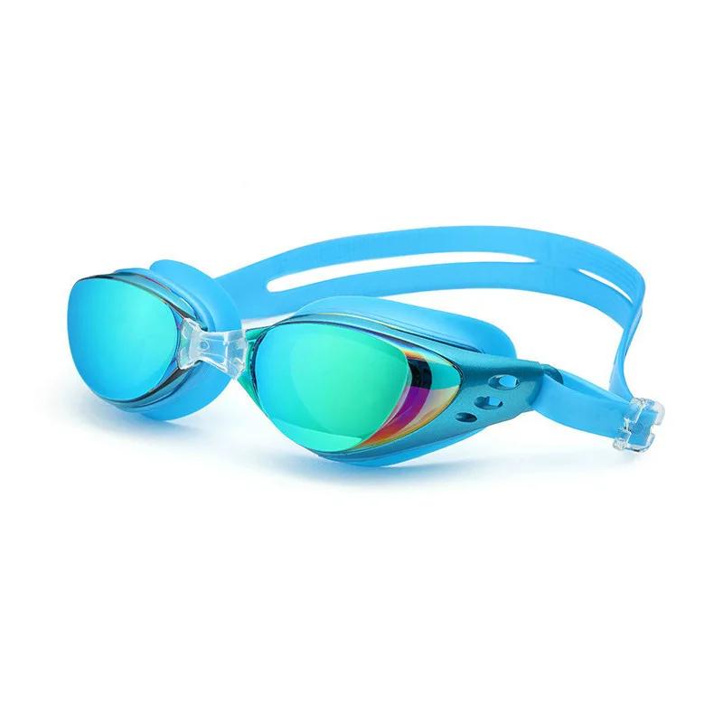 Galvanoplastie myopie-1 ~-10 lunettes de natation hommes femmes Anti-buée ArenaBlack frêne étanche p