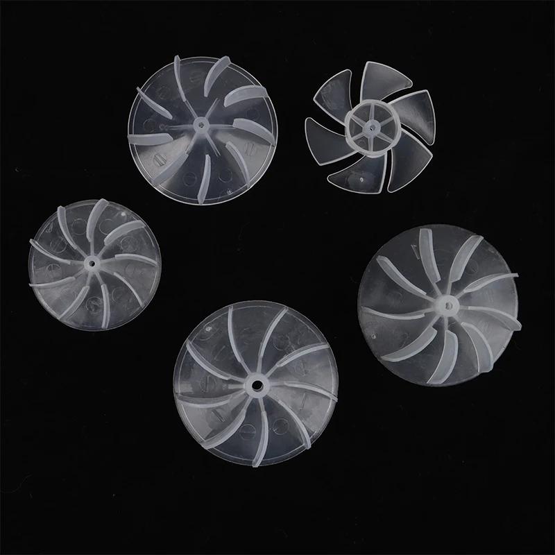 Mini lame de ventilateur en plastique de petite puissance, 4/6 feuilles, moteur de sèche-cheveux, cu