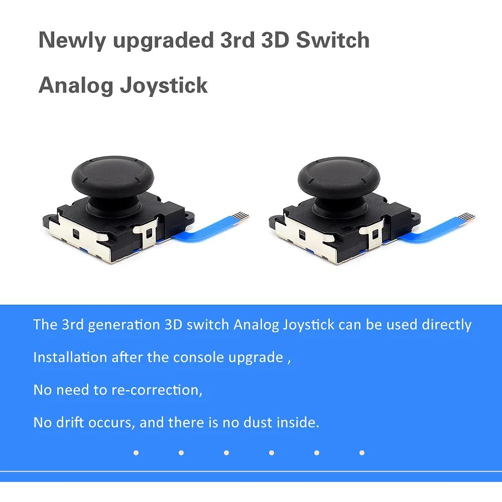 Pour Nintendo Switch /Switch Lite 3DJoy-con contrôleur analogique Joystick bâton bascule poignée de