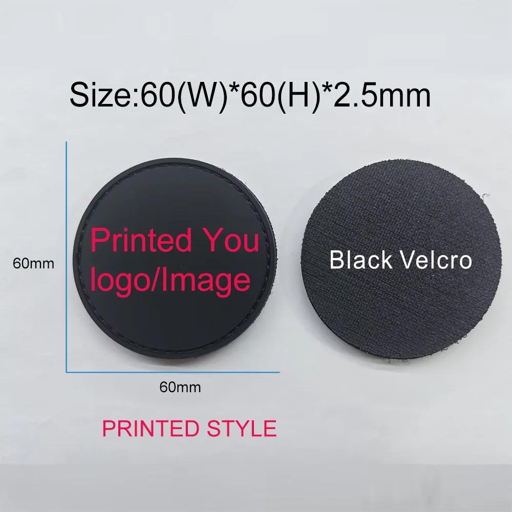 Patch en PVC personnalisé avec logo, patch 3D thermocollant, appliques autocollantes, badge en PVC p
