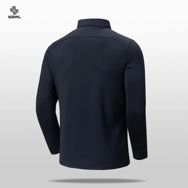 SBWL-T-shirt à manches longues pour hommes, cyclisme, randonnée, sports de plein air, vêtements de s