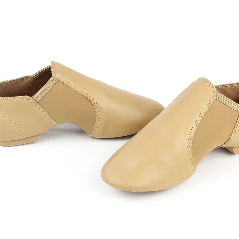 Chaussures de danse Jazz en cuir véritable chaussures pour enfants pour hommes et femmes chaussures