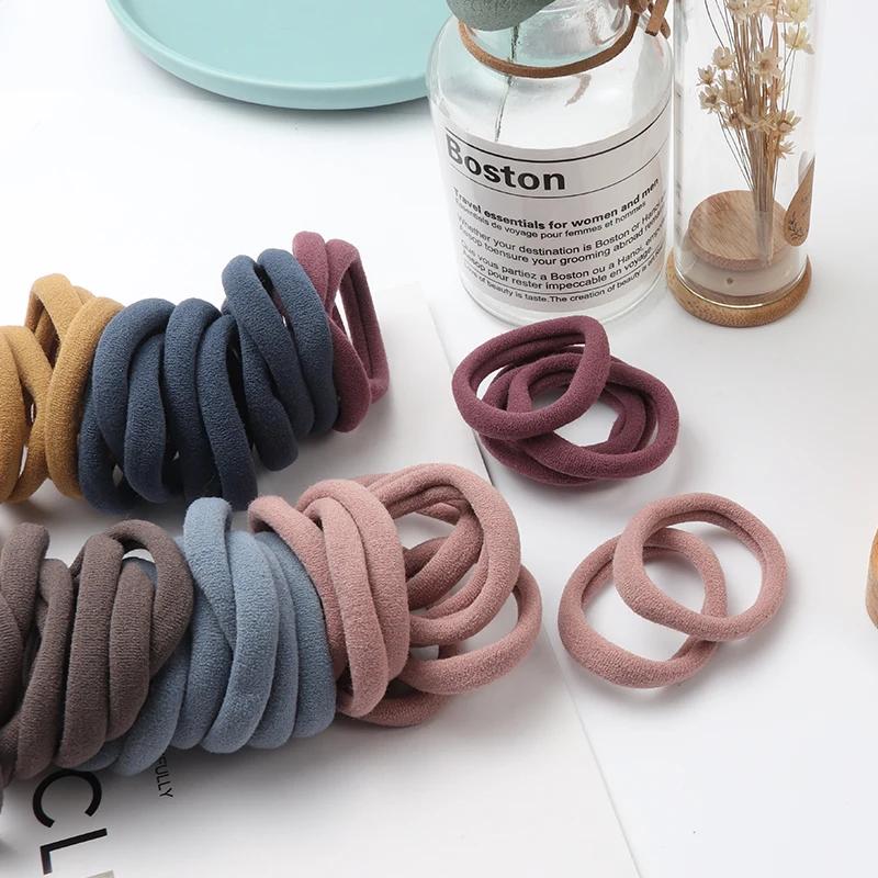 Bandes élastiques en caoutchouc de nylon pour filles, accessoires pour cheveux, porte-queue de cheva