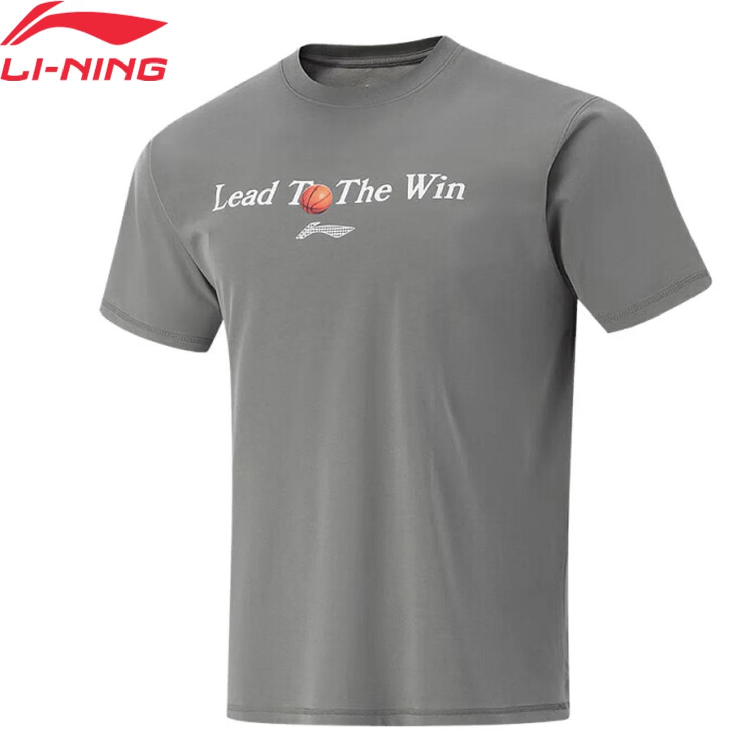 Li-Ning T-shirt de basket-ball JIMMY BUTLER pour hommes, 73% coton, 27% polyester, ample et conforta