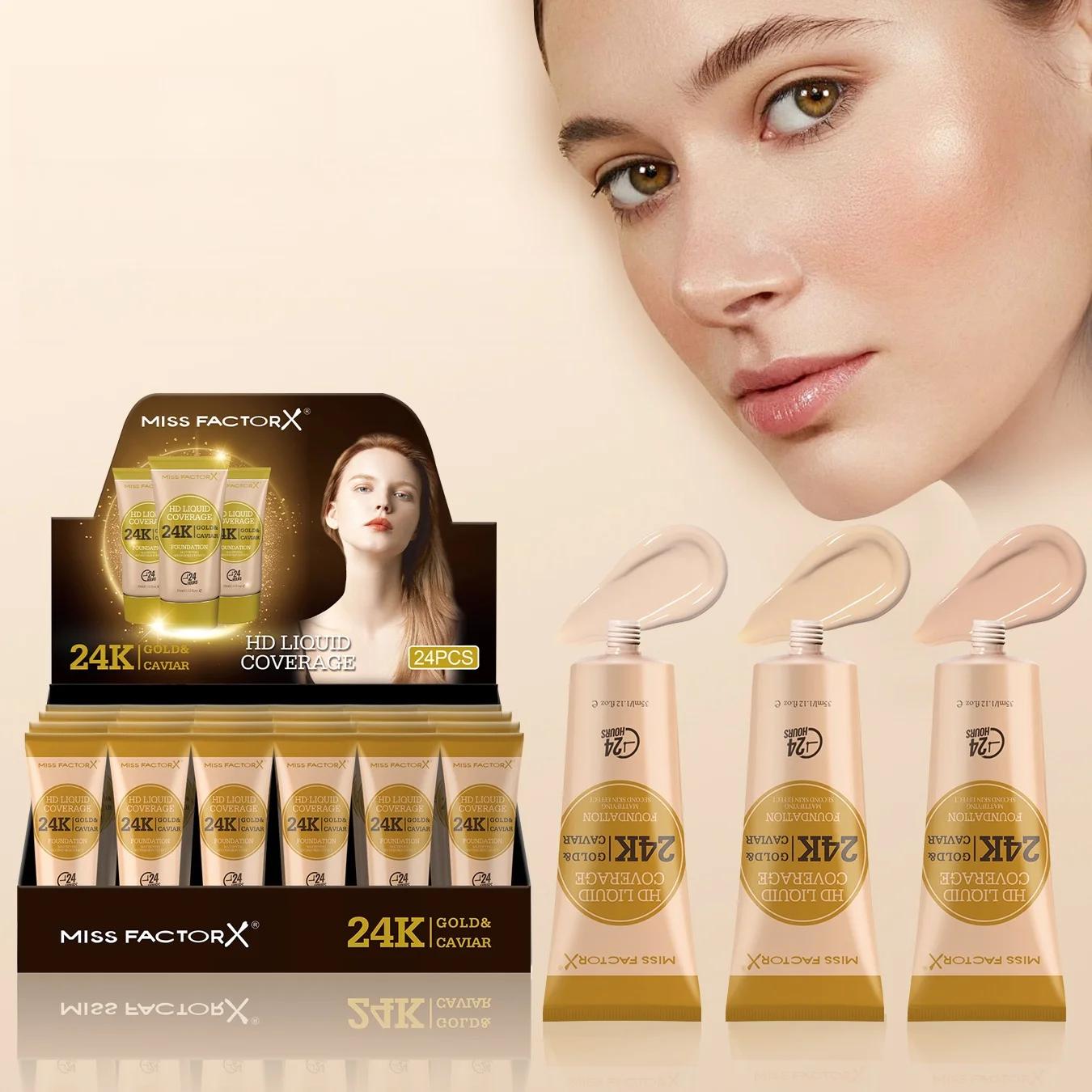 Ensemble de fond de teint liquide, crème BB, semi-correcteur, hydratant, longue durée, lumière blanc