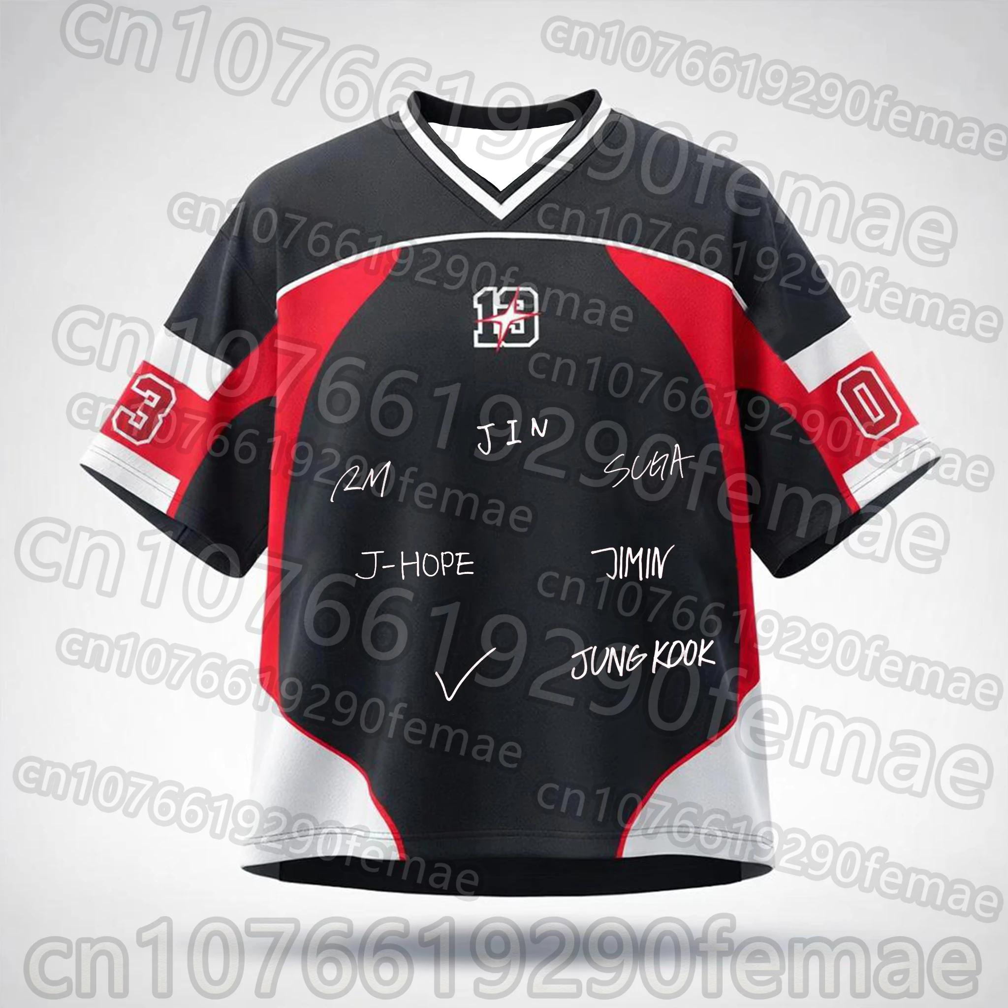 Marchandises KPOP tendance Été 2026 J-HOPE Boy Band # T-shirt 94 style idole coréenne, maillot de sp