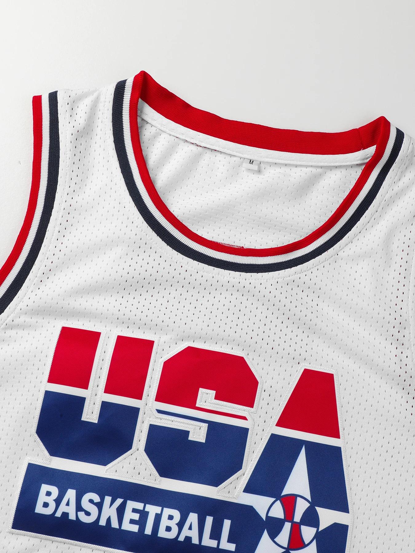 Maillot de basket-ball pour hommes, respirant, col rond, vêtements de sport sans manches, uniforme d