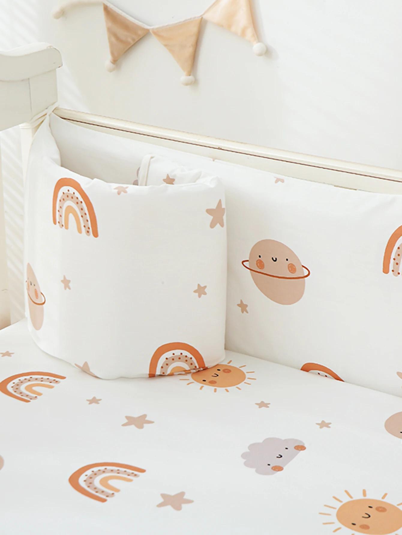 Rail de protection pour berceau de bébé, rembourrage doux, doublure de pare-chocs pour berceau de bé