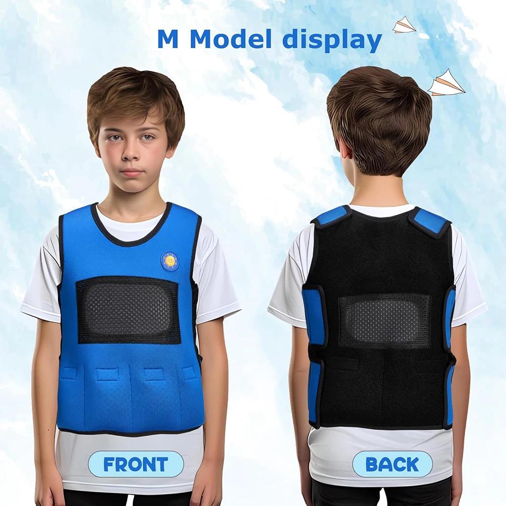 TOPARCHERY-Glaçage lesté pour enfants, glace de compression confortable, poids réglables pour enfant