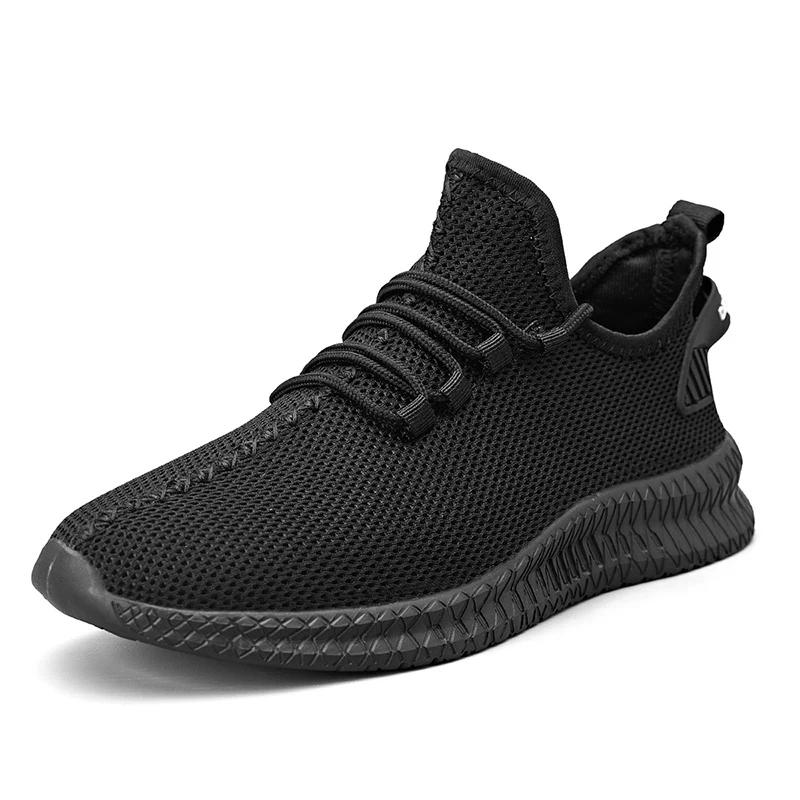 Chaussures de course respirantes pour hommes et femmes, baskets légères vulcanisées à plateforme, à