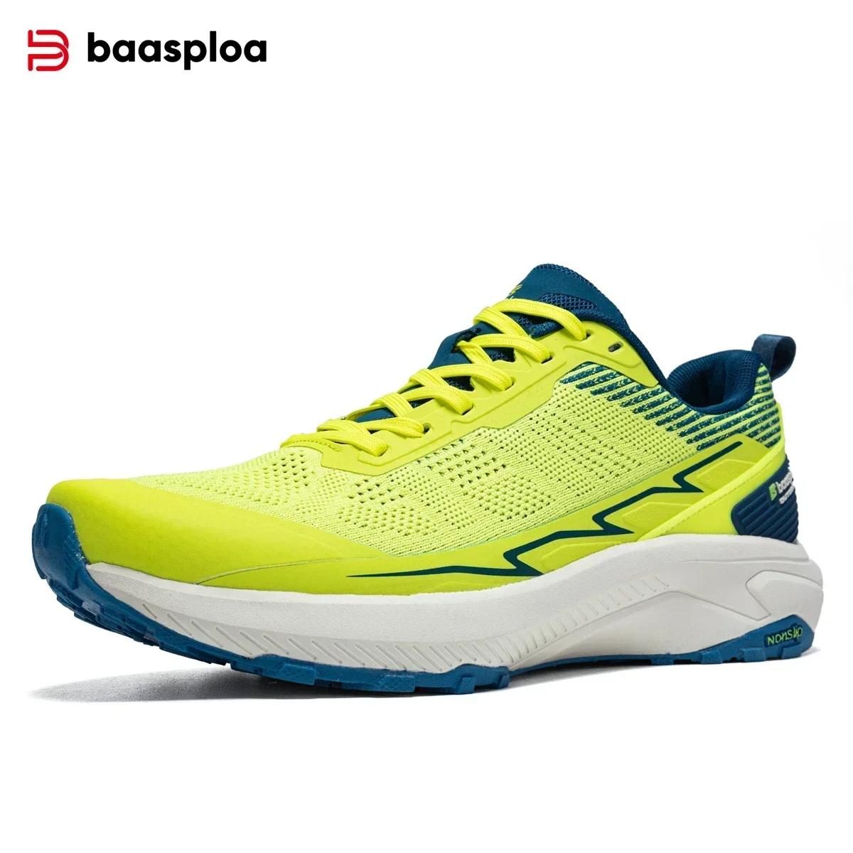 Baasploa – nouvelles chaussures de randonnée pour hommes, baskets légères à lacets en maille, à la m