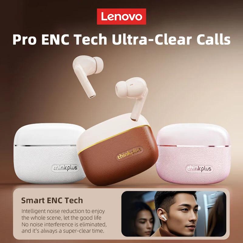Lenovo LP27 Pro sans fil Bluetooth 5.4 casque Hi-Fi son immersif TWS écouteurs antibruit écouteurs l
