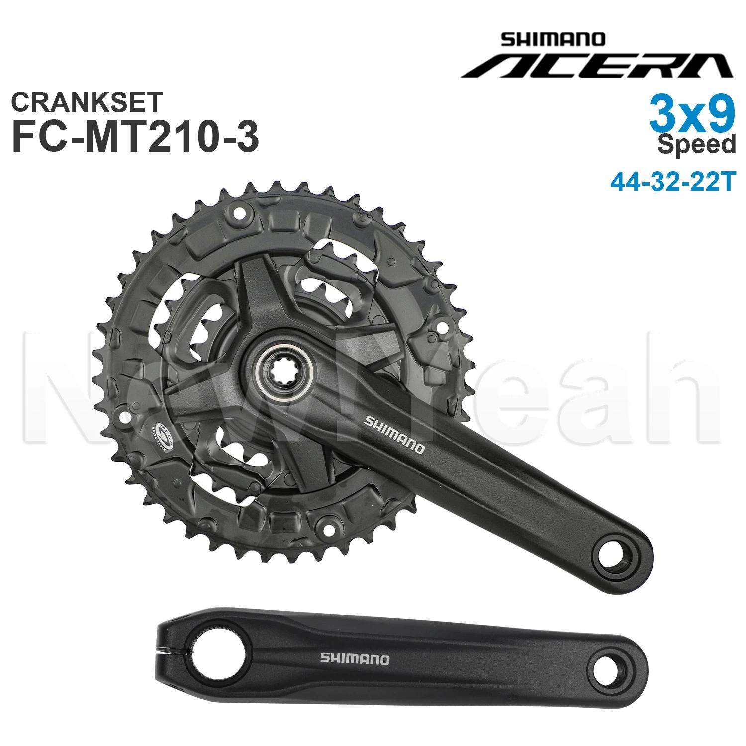 Groupe de transmission SHIMANO ACERA M3000 3x9 vitesses avec pédalier FC-MT210-3 et boîtier de pédal