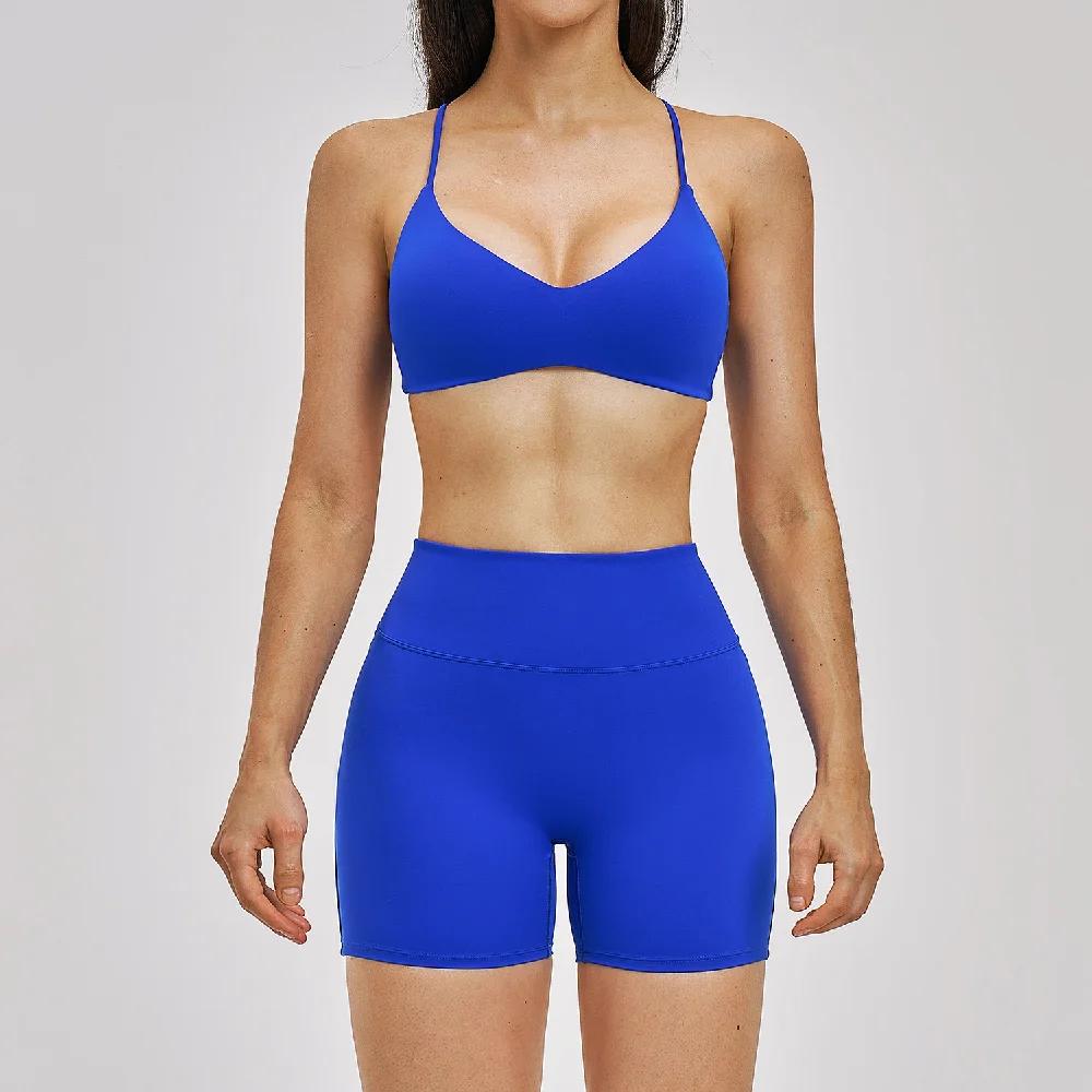 Ensemble de yoga pour femme, survêtement de sport, vêtements de fitness, legging taille haute, tenue