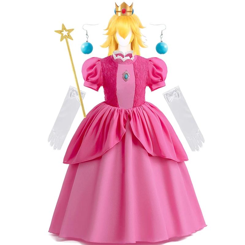Robe de princesse pour filles, Costume de princesse Cosplay, robe de carnaval d'anniversaire pour en