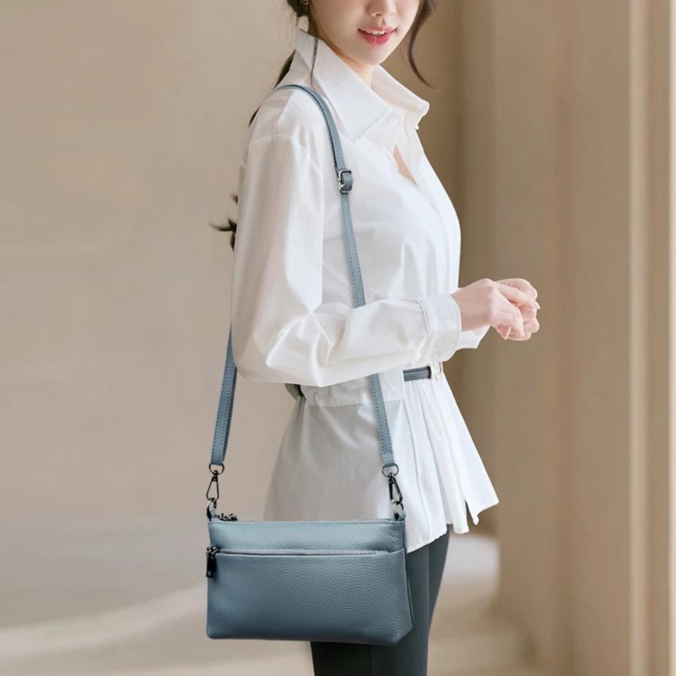 100% sacs à main et sacs à main en cuir véritable concepteur peau de vache femmes sacs sacs à bandou
