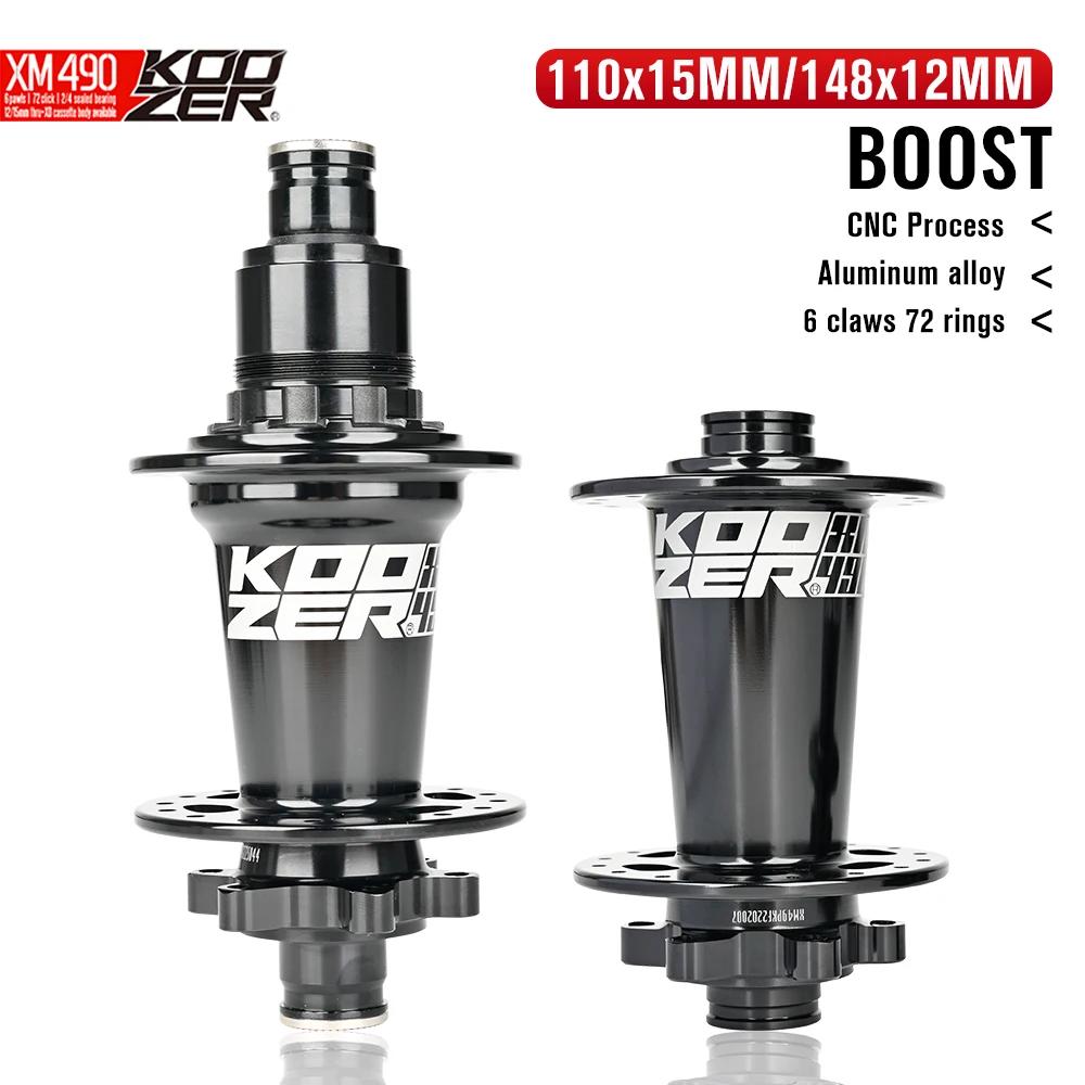 Koozer XM490 PRO Boost 28H 32 trous moyeu de vélo vtt 15x110 12x148MM TA à travers HG XD MS SX GX NX