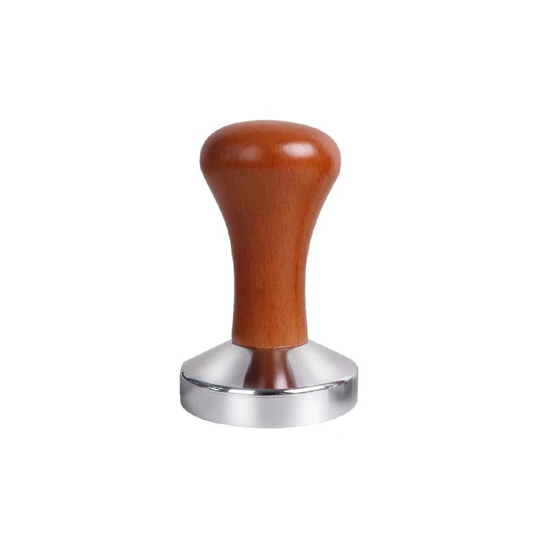 Hiinvasif-Porte-filtre en poudre de café sans fond, distributeur de Tmaper en acier inoxydable 304,